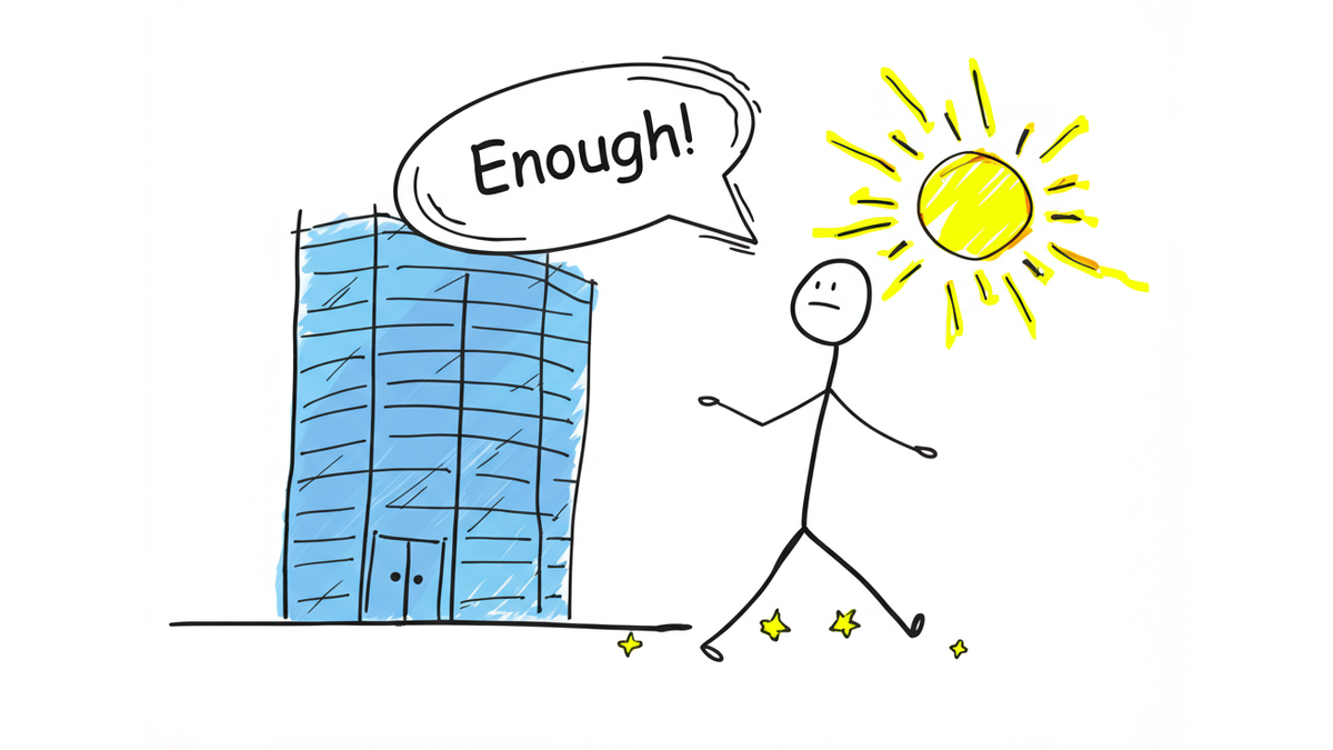 Visual metaphor showing the solution
