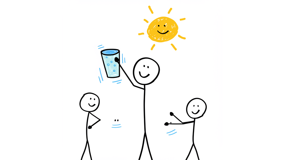 Visual metaphor showing the solution